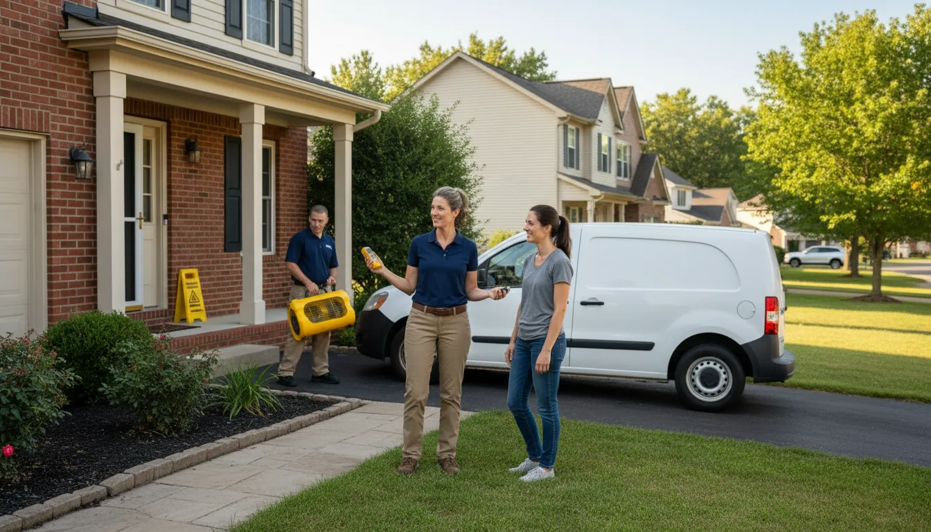 Water restoration image for Dehumidification And Cleanup Services in Lagrange, WY